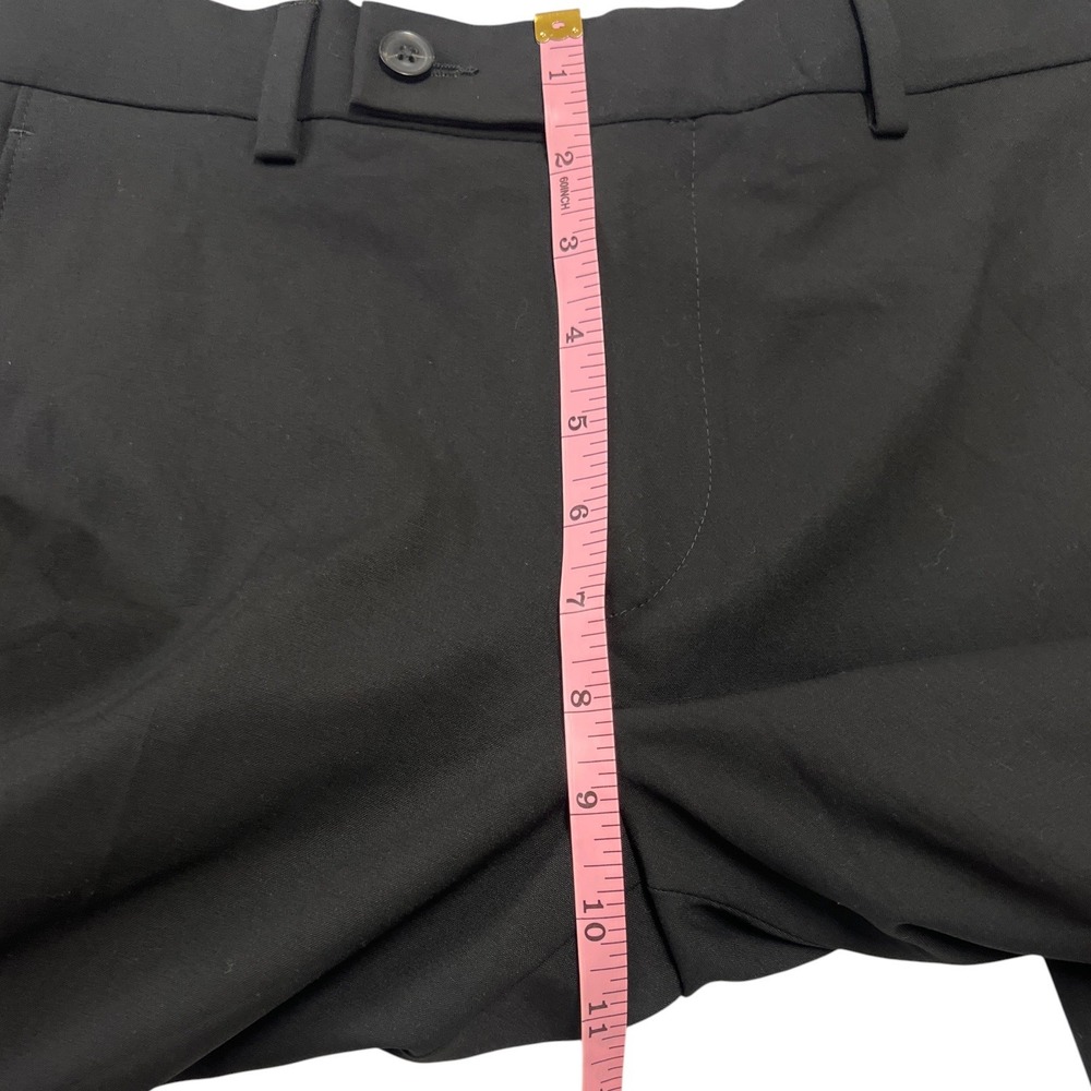 Ben Sherman The Original Men's Flat Front Dress Suit Pants 30x30 Black Stretch - Picture 5 of 7